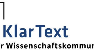 KlarText-Preis für Wissenschaftskommunikation